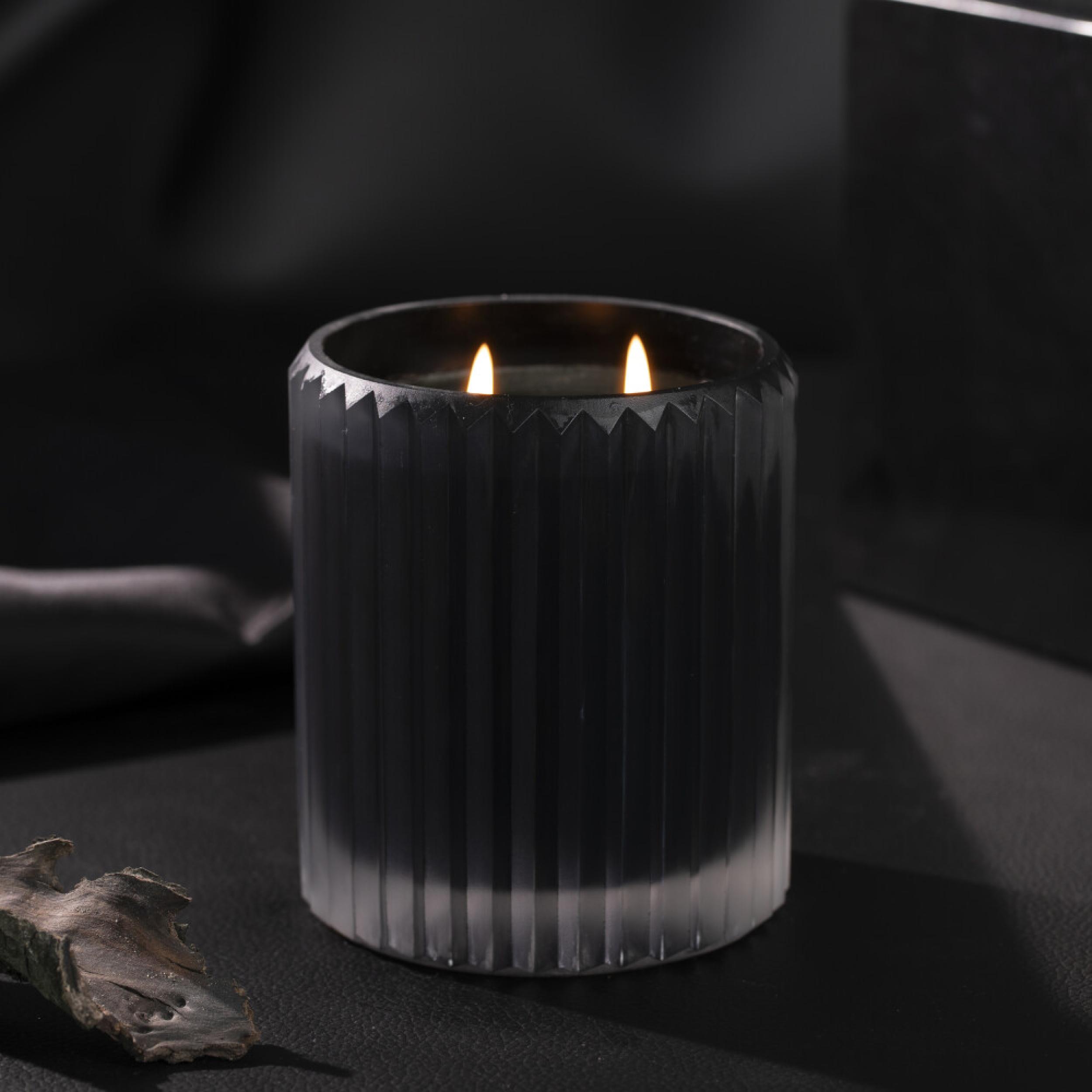 Tabacco & Pelle 2 Wick Black Soy Candle 450 gr