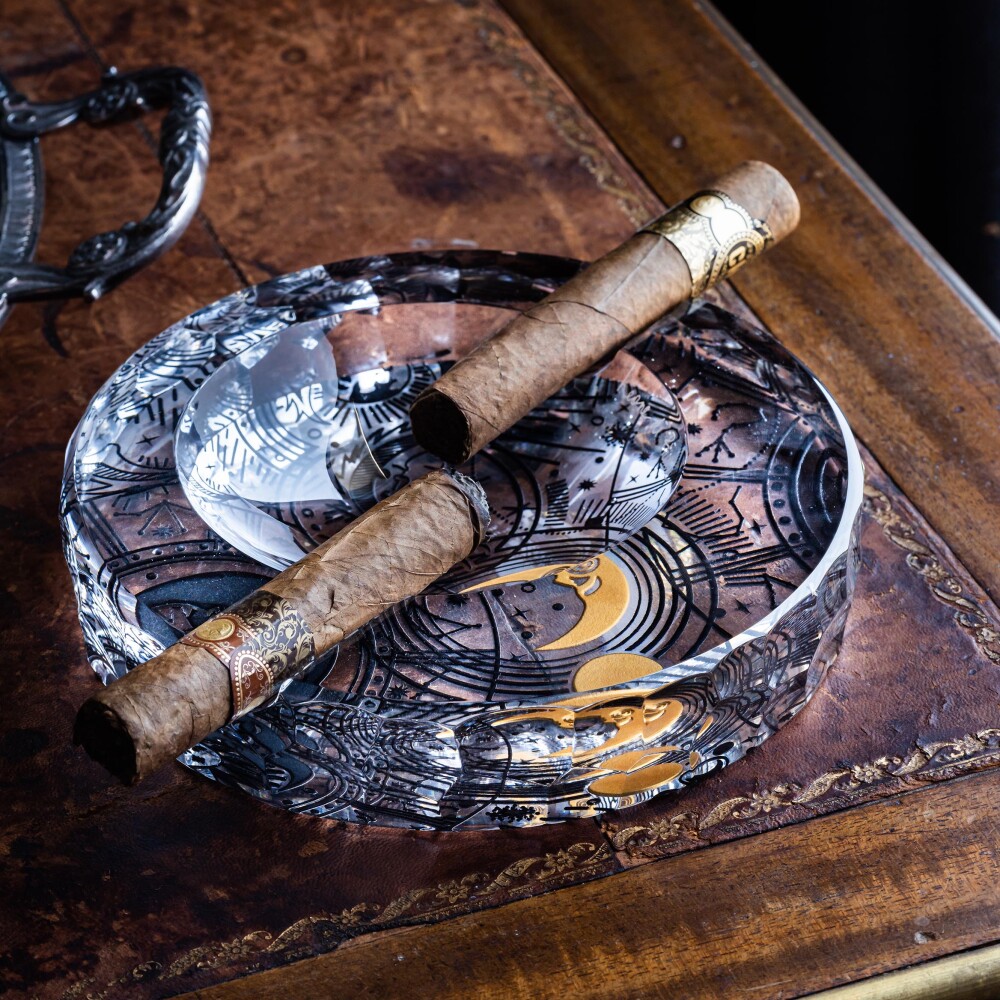 Galassia Cut Crystal Cigar Ashtray