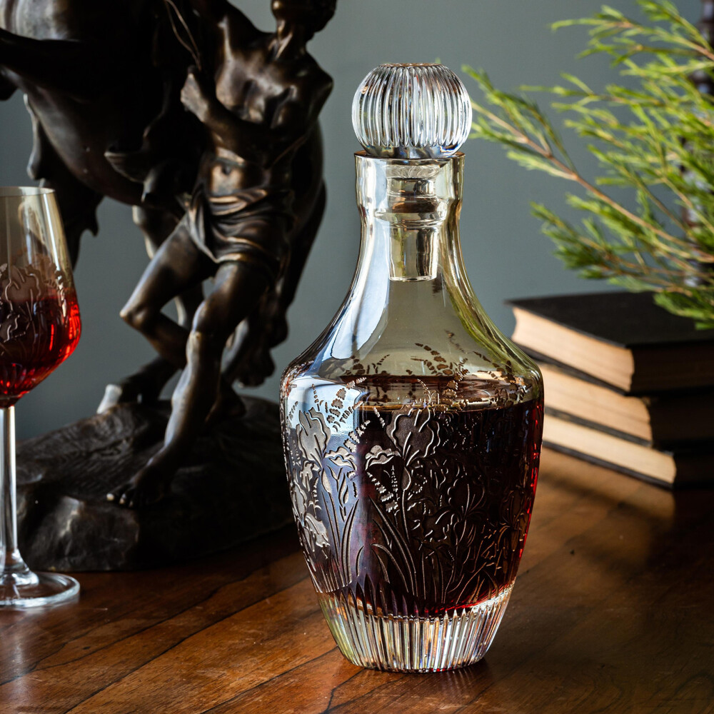 Orchidea Cut Crystal Wine Carafe