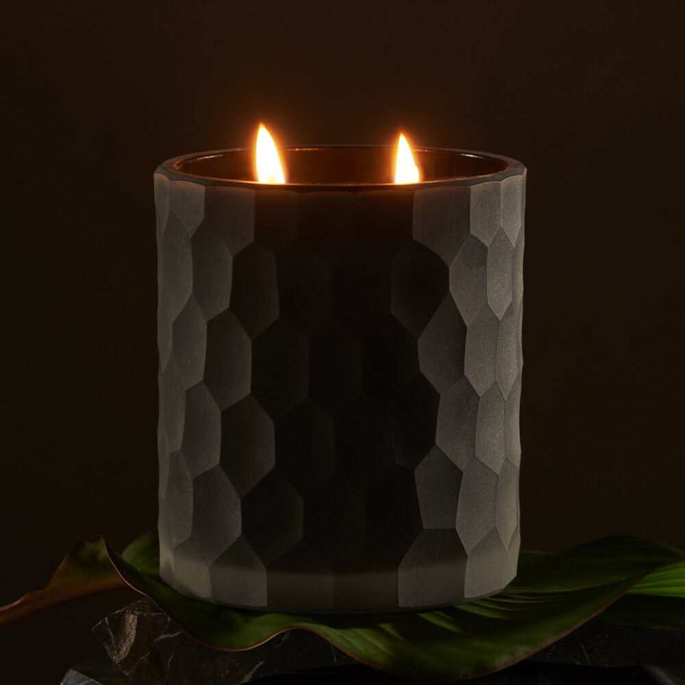 Lavanda 2 Wick Black Soy Candle 450 gr