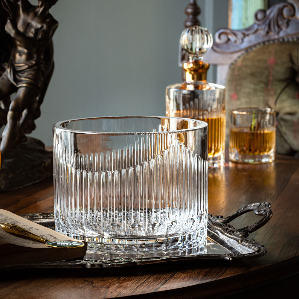 Sollevare Cut Crystal Ice Bucket