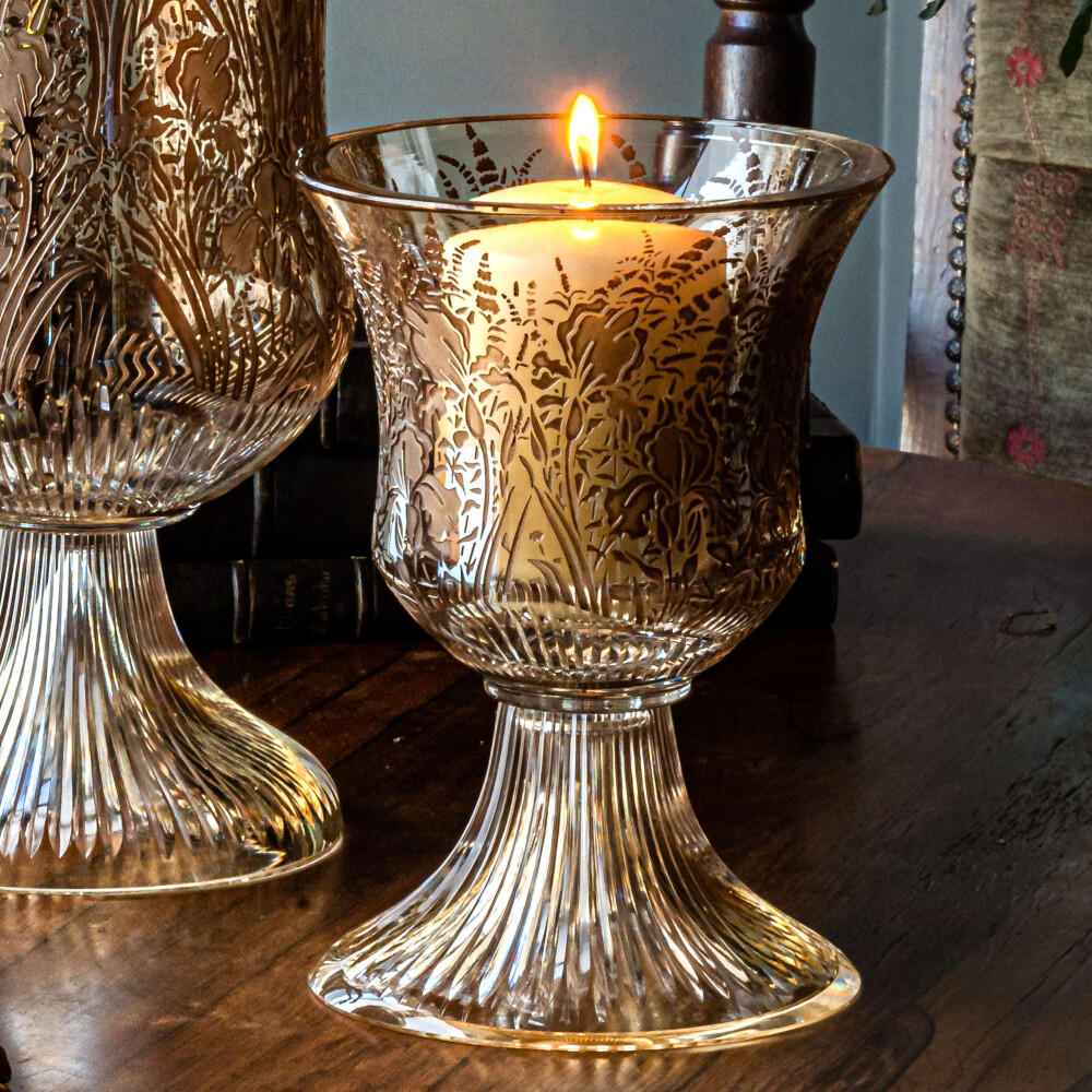 Orchidea Cut Crystal Candle Holder