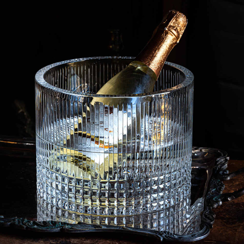 Maestra Cut Crystal Ice Bucket
