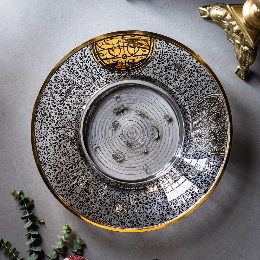 Astrolabio Crystal Bowl