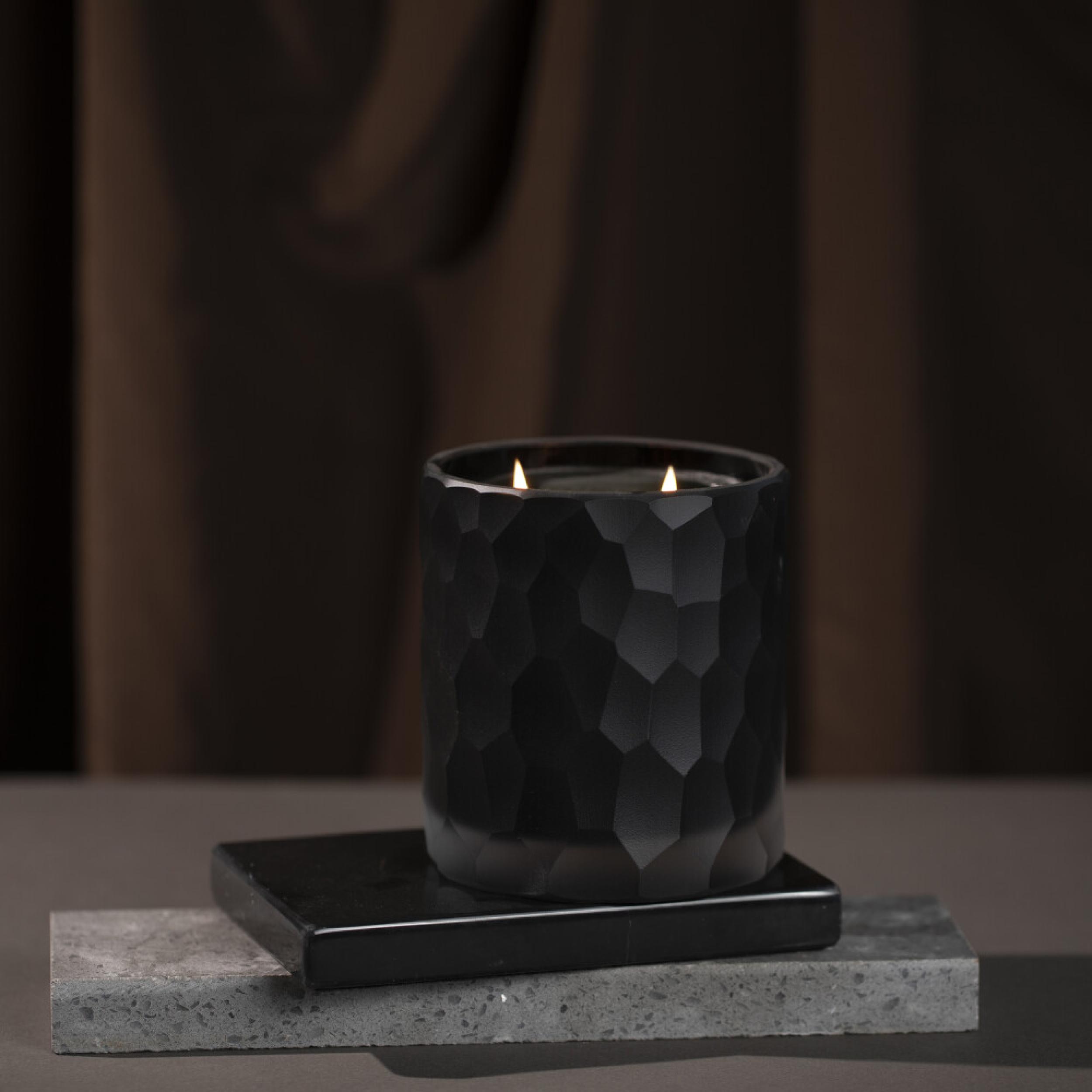 Lavanda 2 Wick Black Soy Candle 450 gr