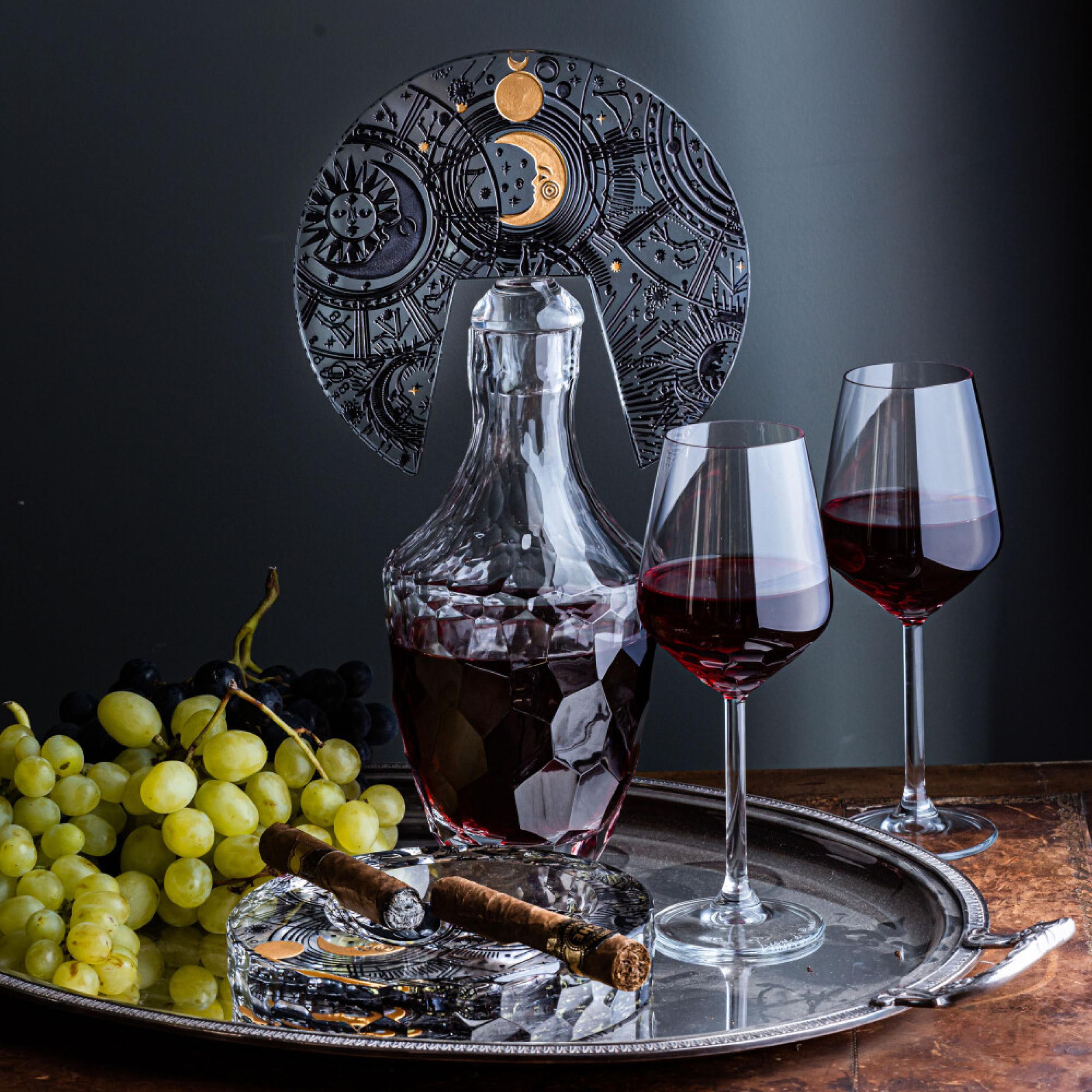 Galassia Cut Crystal Cigar Ashtray