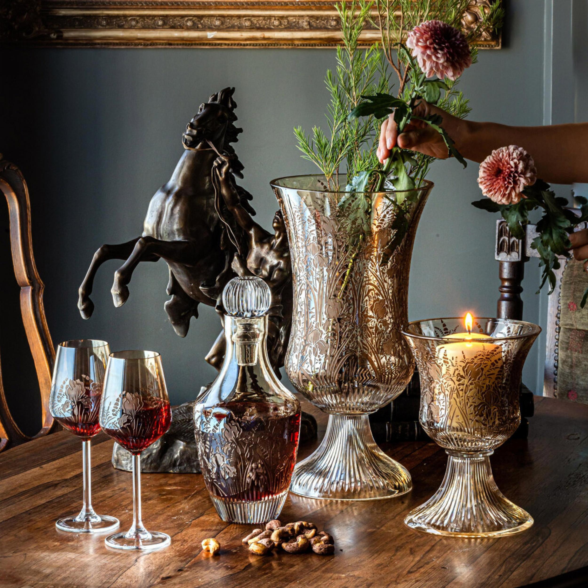 Orchidea Cut Crystal Wine Carafe